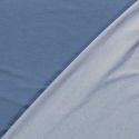 Tissu jersey denim coton lavé stretch - bleu clair x 10 cm