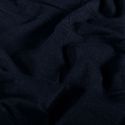 Tissu jersey denim coton lavé stretch - bleu marine x 10 cm