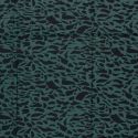 Tissu twill viscose léopard - bleu canard x 10 cm