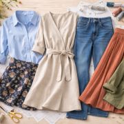 Patron couture pour tissus chaîne et trame