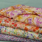 Tissus viscose imprimés et fleuris