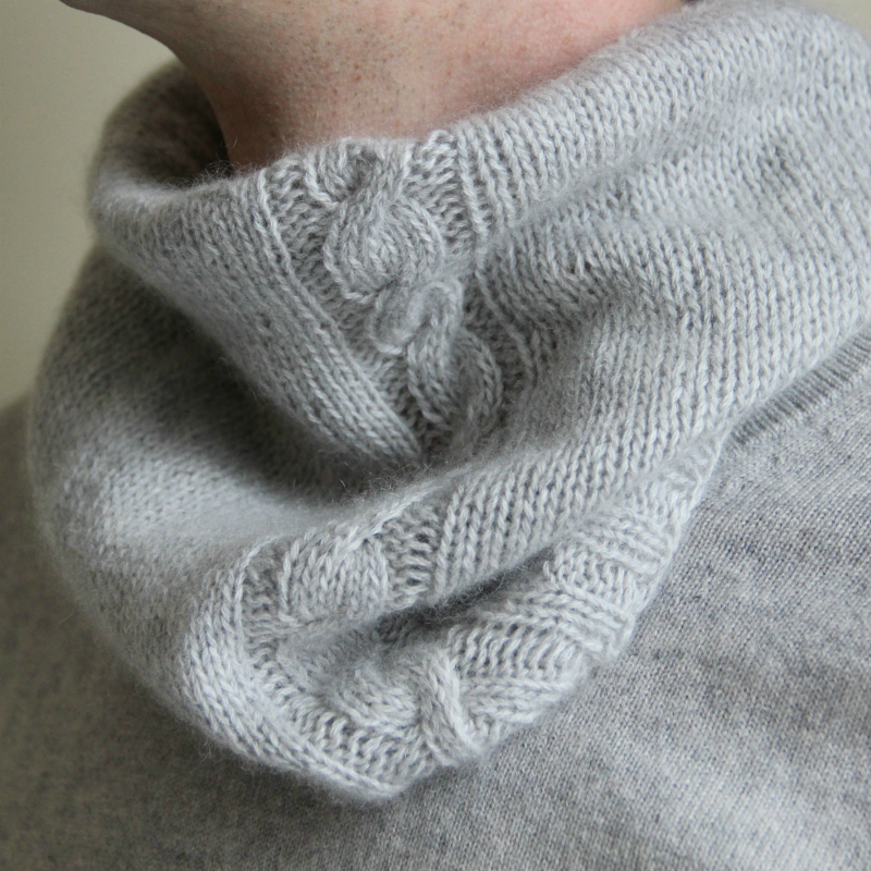 kit tricot snood dear James - cachemire Mlle Sophie by l'atelier de la création