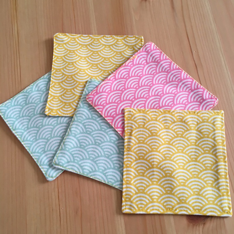 sous-verres en tissus tuto couture DIY Mercerie Atelier de la Création
