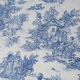 Toile de jouy bleu