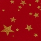 Popeline étoiles Rouge