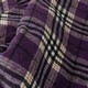 Matelassé tartan violet