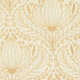 Seersucker fleurs lotus beige