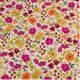 36 batiste coton fleurs - rose fuchsia 