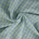 Seersucker vichy bleu jaune