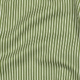 Popeline coton rayures vert olive