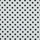 Viscose pois blanc
