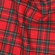 Tissu tartan écossais stretch rouge