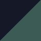 Lainage rayures bleu vert