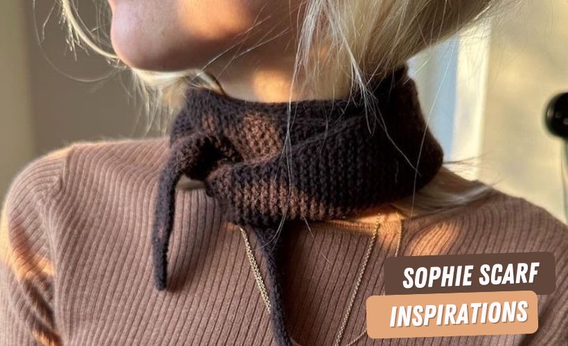 Tricotez l'écharpe Sophie Scarf : inspirations, patrons et laines tendance