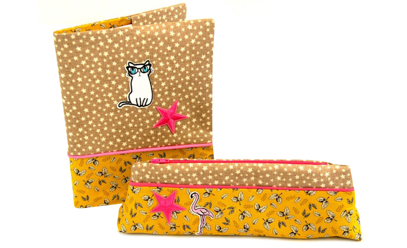 Trousse d’école et protège cahier