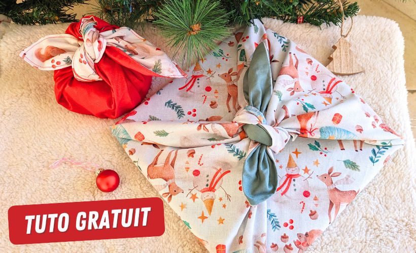 Tuto Furoshiki : Coudre un Emballage Cadeau