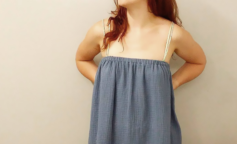 Coudre une robe en double gaze : Tuto couture débutant