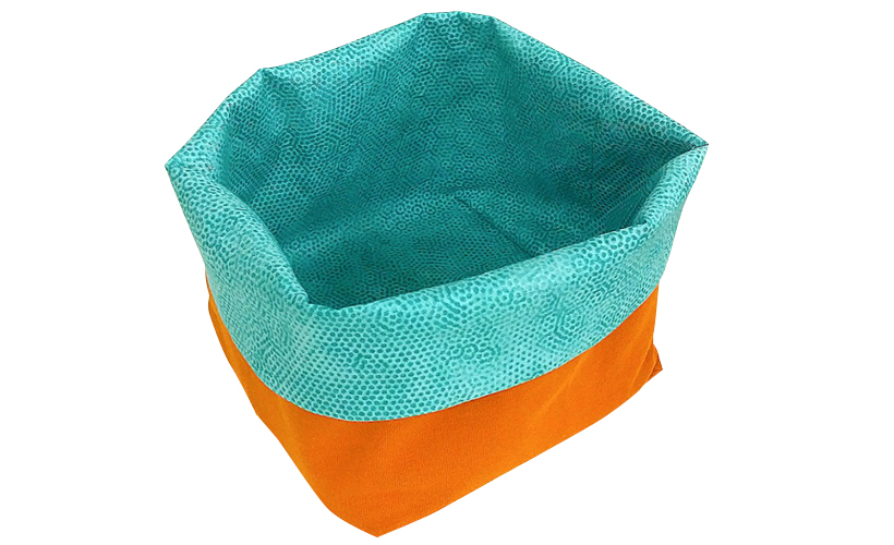 Tuto couture : coudre un panier réversible 
