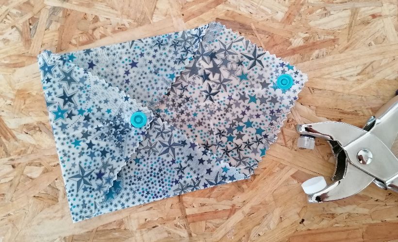 Tuto Zéro déchet : faire un Bee Wrap en tissu Liberty