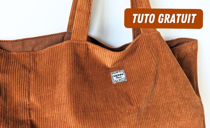 Tuto couture : coudre un grand cabas