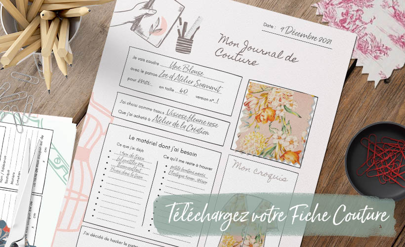 Ma fiche de projet couture gratuite à télécharger