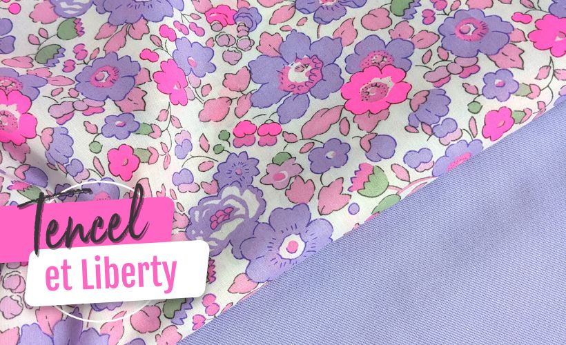 Associations de tissus Tencel haute couture et Liberty of London