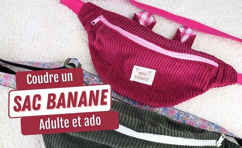 Tuto couture : le sac banane La Mignonnette et la Ravissante